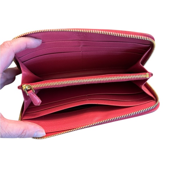Prada Saffiano Leather Continental Wallet - Picture 11 of 12